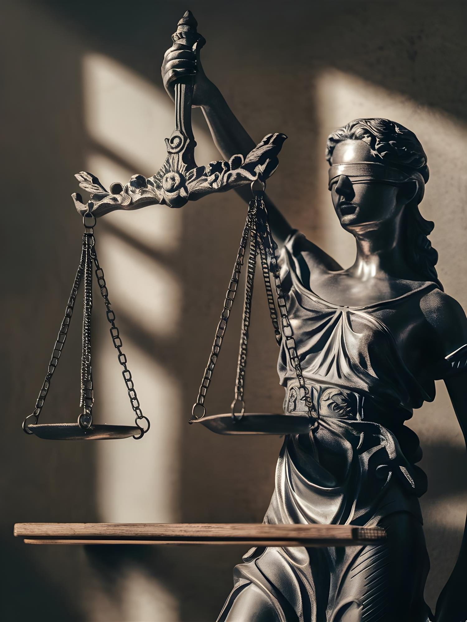 Estatua de la Justicia — Estudio Littin